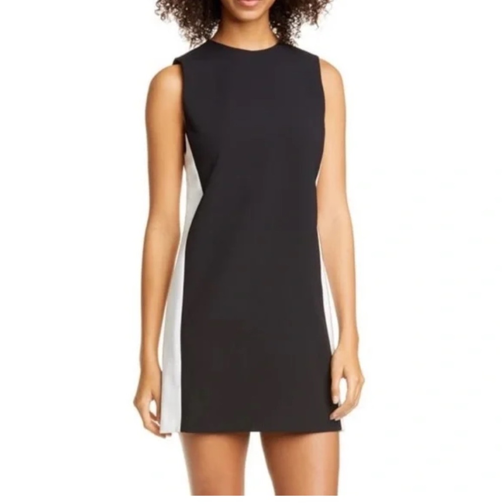 Alice+Olivia black and white mini dress size 6